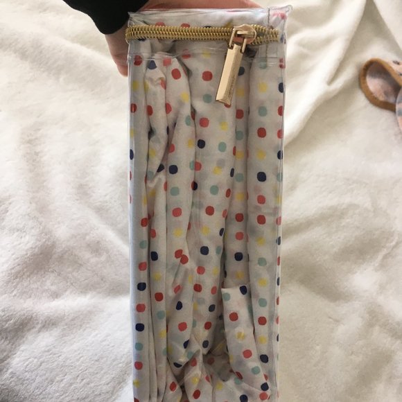 kate spade colourful polka dot full sheet bedding set of 4 nwt - Picture 7 of 8